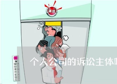 个人公司的诉讼主体吗 个人公司的诉讼主体吗