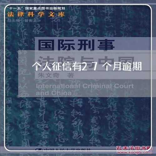 个人征信有27个月逾期 个人征信有27个月逾期