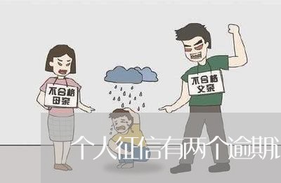 个人征信有两个逾期记录