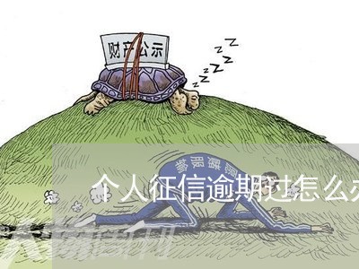 个人征信逾期过怎么办信用卡/2023011627260