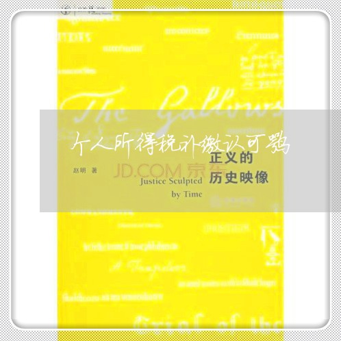 个人所得税补缴认可嘛 个人所得税补缴认可嘛