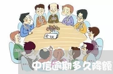 中信逾期多久降额了五千/2023030164262