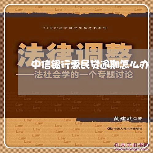 中信银行惠民贷逾期怎么办