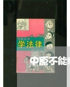 中原不能协商还款吗/2023070814825