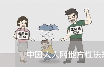 中国人大网地方性法规数量