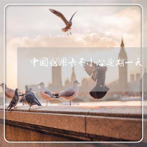 中国信用卡不小心逾期一天 中国信用卡不小心逾期一天