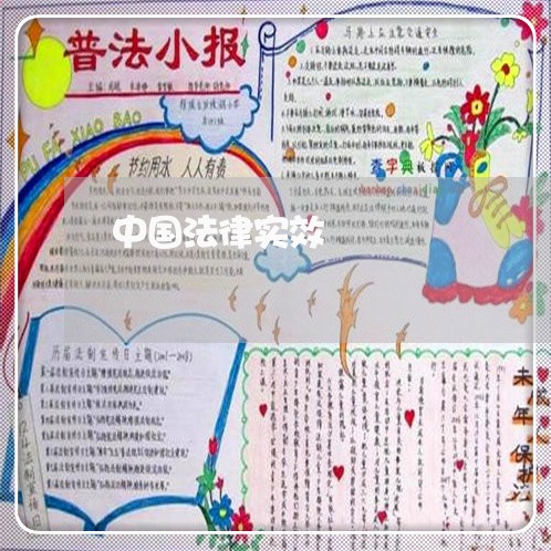 中国法律实效 中国法律实效