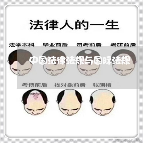 中国法律法规与国际法规 中国法律法规与国际法规