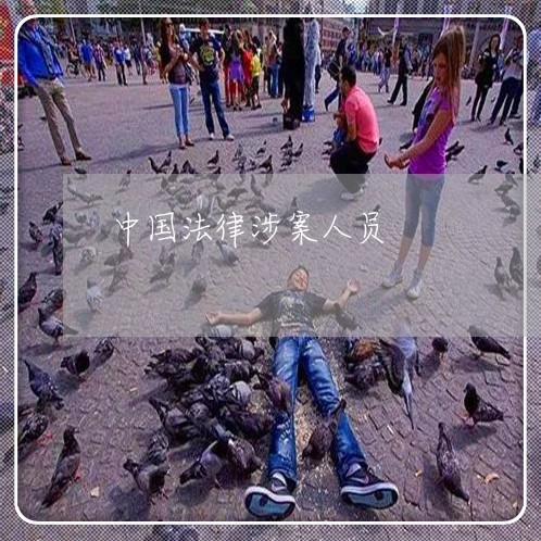 中国法律涉案人员