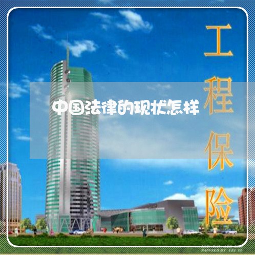 中国法律的现状怎样 中国法律的现状怎样