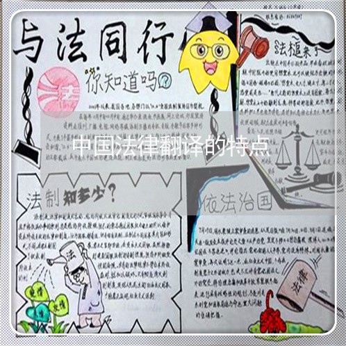 中国法律翻译的特点 中国法律翻译的特点