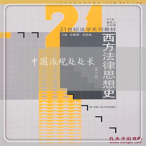 中国法规处处长