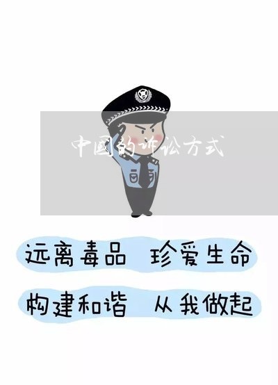 中国的诉讼方式 中国的诉讼方式