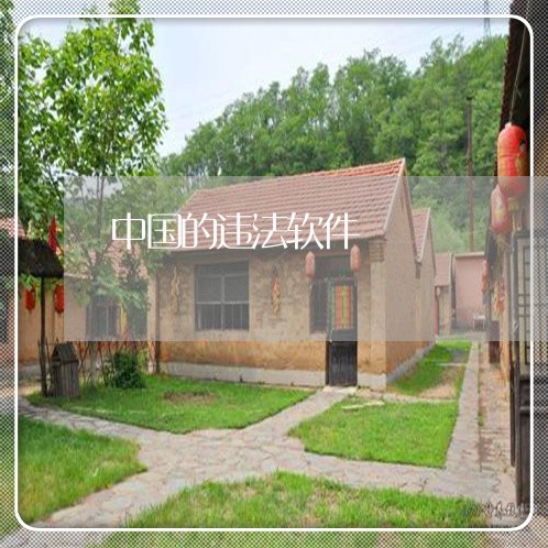 中国的违法软件 中国的违法软件