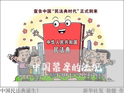 中国禁摩的法规