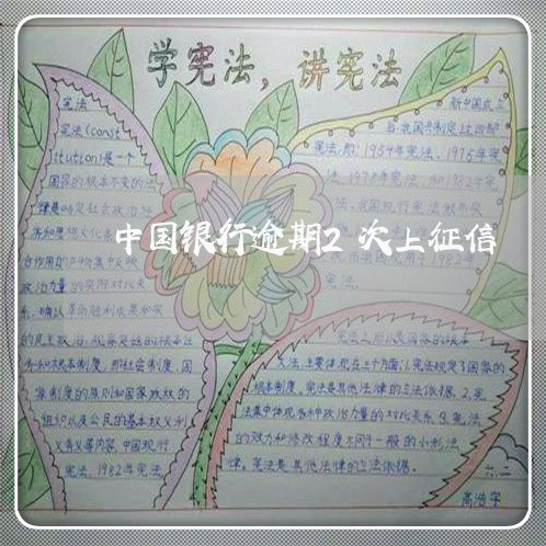 中国银行逾期2次上征信 中国银行逾期2次上征信