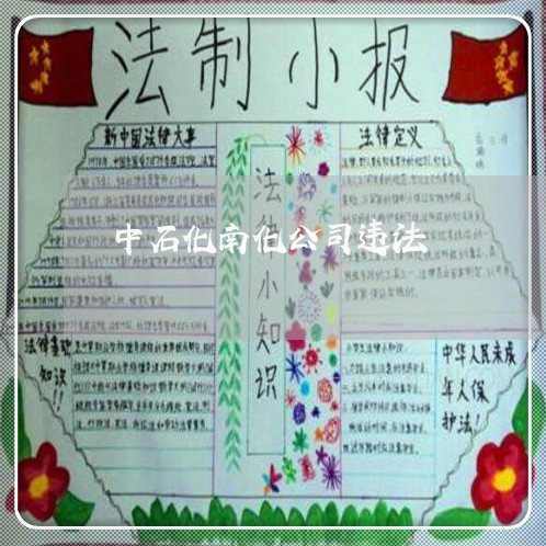 中石化南化公司违法