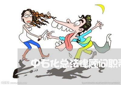 中石化总法律顾问职责