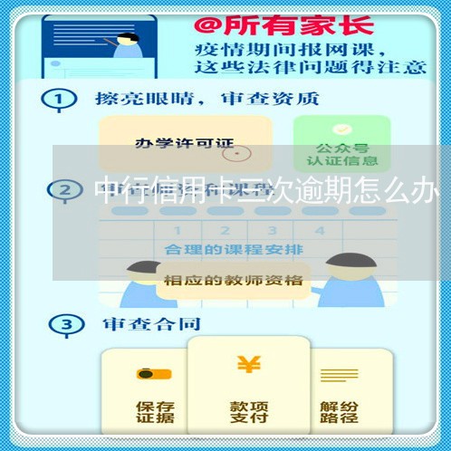 中行信用卡三次逾期怎么办/2023042385060