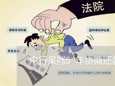 中行呆账5年协商还款/2023110901513