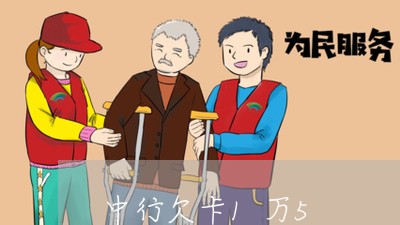 中行欠卡1万5
