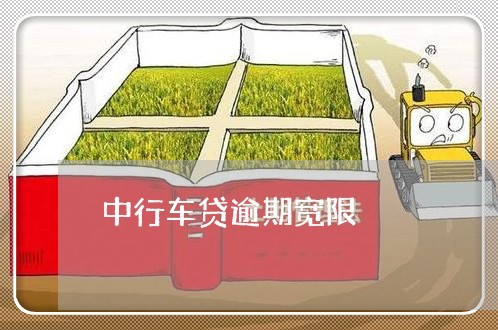 中行车贷逾期宽限