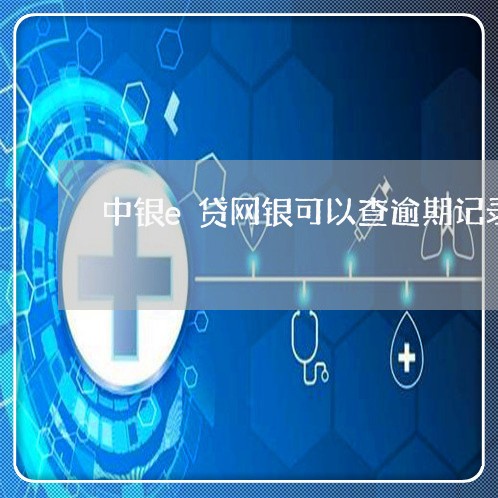 中银e贷网银可以查逾期记录吗/2023120870491