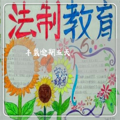 丰巢逾期五天