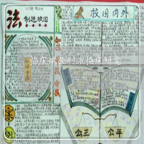 临床试验刑法临床研究