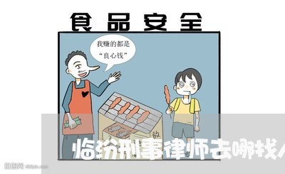 临汾刑事律师去哪找人最好/2023060997927