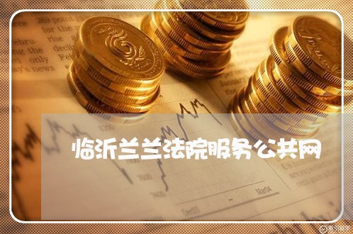 临沂兰兰法院服务公共网