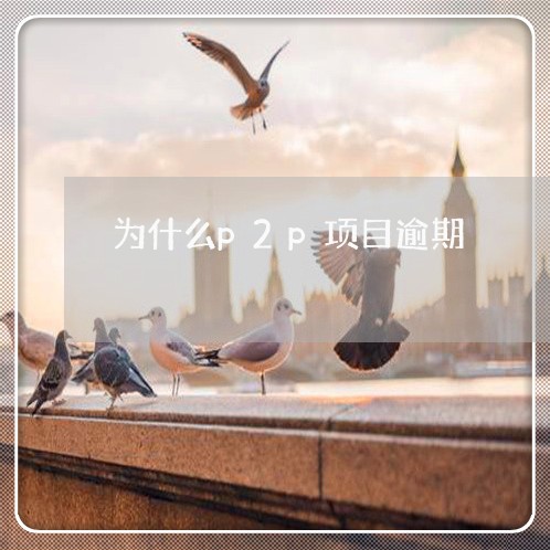 为什么p2p项目逾期