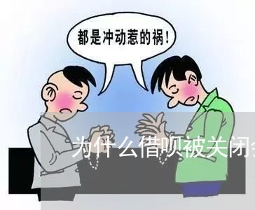 为什么借呗被关闭会逾期/2023030130715