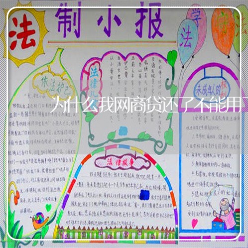 为什么我网商贷还了不能用了/2023022611816
