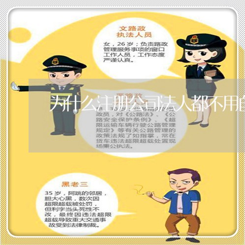 为什么注册公司法人都不用自己