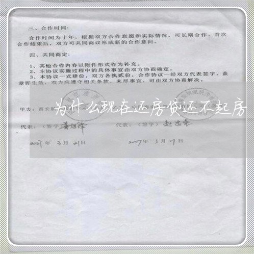 为什么现在还房贷还不起房/2023061050581 为什么现在还房贷还不起房/2023061050581