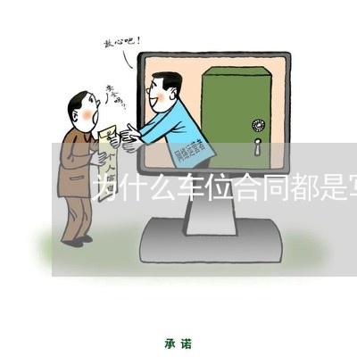 为什么车位合同都是写租的/2023030393849