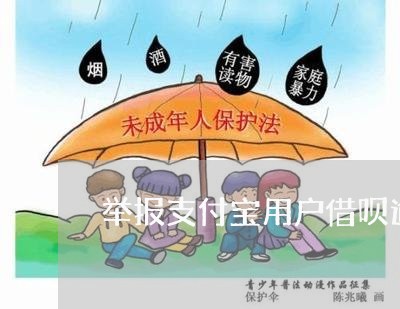 举报支付宝用户借呗逾期/2023020802615