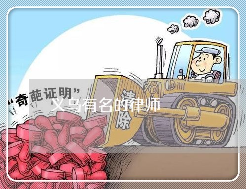 义乌有名的律师