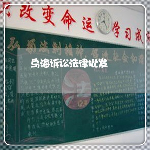 乌海诉讼法律批发 乌海诉讼法律批发
