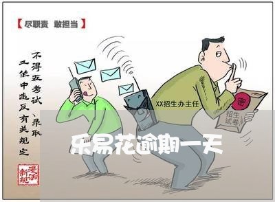 乐易花逾期一天
