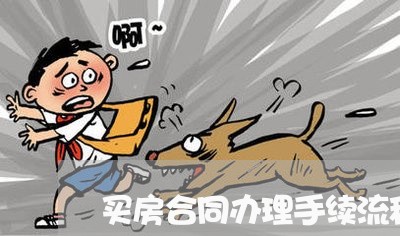 买房合同办理手续流程怎么写/2023042266846