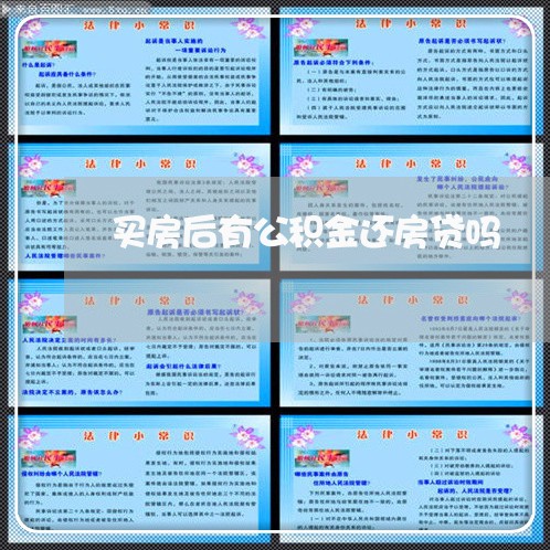 买房后有公积金还房贷吗/2023041852371