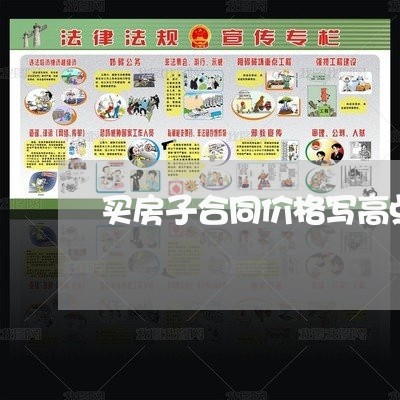 买房子合同价格写高点吗/2023060127169 买房子合同价格写高点吗/2023060127169