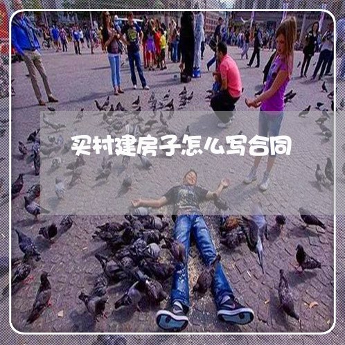 买村建房子怎么写合同/2023022670473