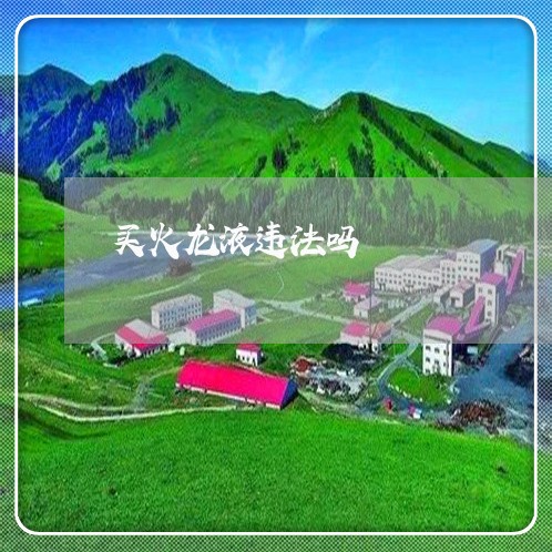 买火龙液违法吗
