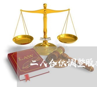 二人合伙调整股权合同怎么写/2023060252604