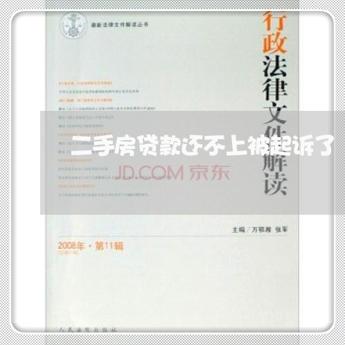 二手房贷款还不上被起诉了/2023061027058 二手房贷款还不上被起诉了/2023061027058