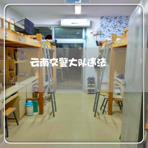 云南交警大队违法 云南交警大队违法