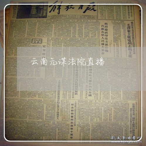 云南元谋法院直播 云南元谋法院直播